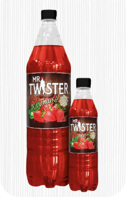 Пивной напиток Mr.Twister Strawberry (Клубника)